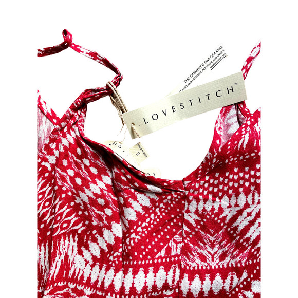 NWT LOVESTITCH Red short set - Picture 3 of 4